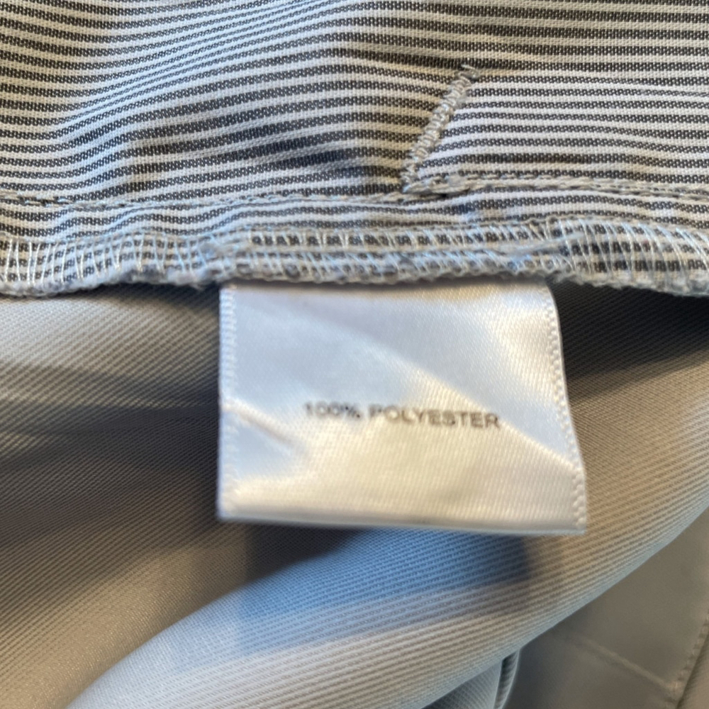Peter Millar Golf Shorts Mens 40 Chino 9" Inseam Performance Gray EUC - Picture 7 of 9